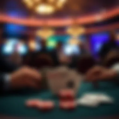 Visual representation of poker hand rankings