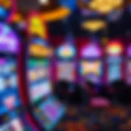 Vibrant display of top online slot games