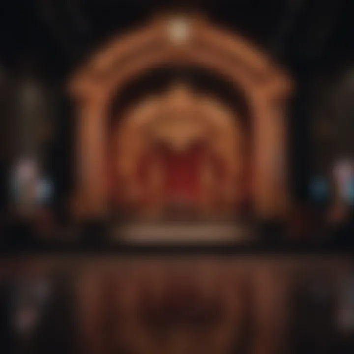 A stunning stage setup for a Bally production