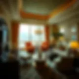 Luxurious Bellagio Hotel suite with elegant decor and stunning views