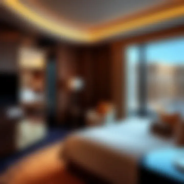 Bellagio Hotel room with modern amenities and a breathtaking view of the Strip