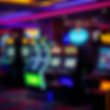 A variety of themed slot games