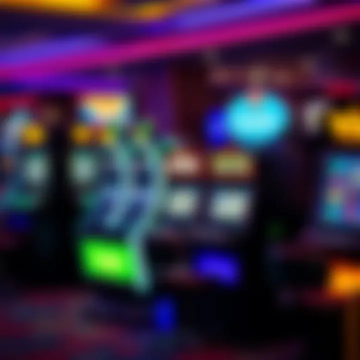 A variety of themed slot games