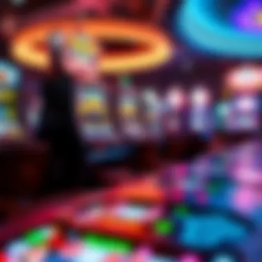 Technological Influence on Live Jackpots A futuristic depiction of technology influencing live jackpot gaming experiences.