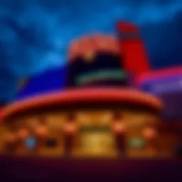 Exterior view of Black Hawk Casino showcasing its vibrant architecture