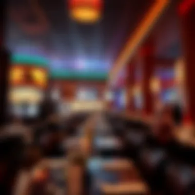 The inviting ambiance of the dining area at Red Rock Casino buffet