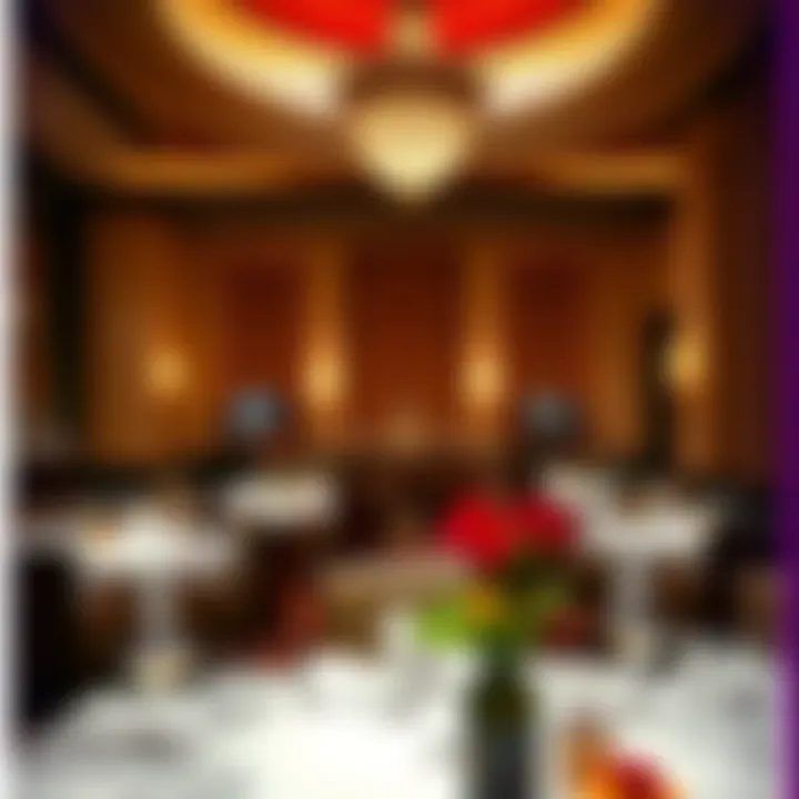 Dining Experience at Caesars Chicago Casino Luxurious dining area within the casino offering culinary delights