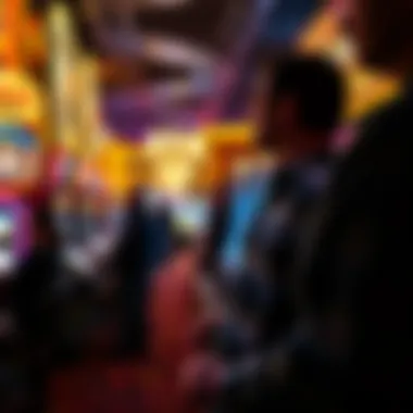 A casino floor bustling with players engaging with machines