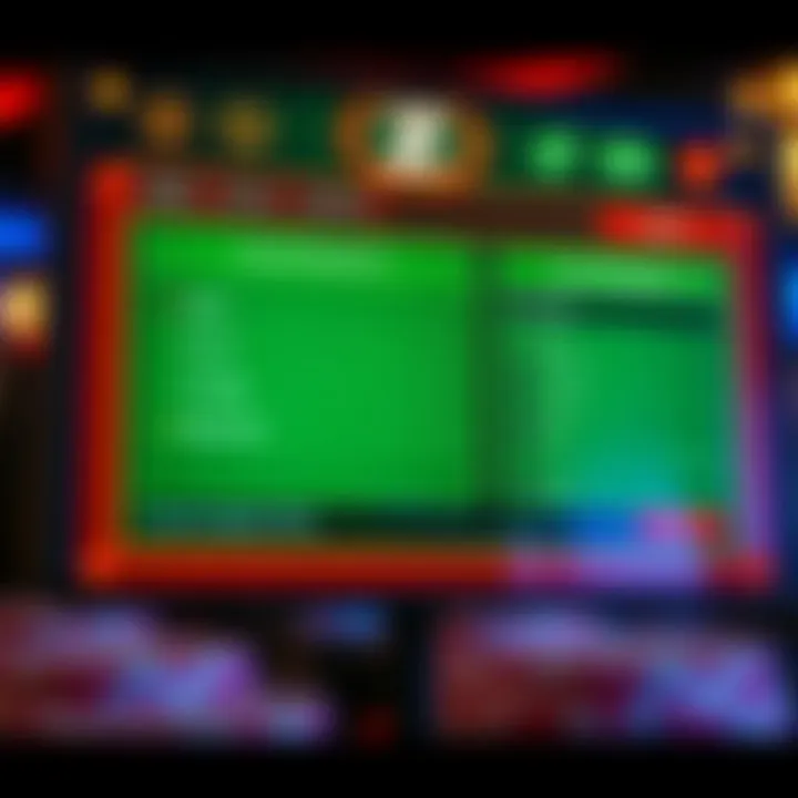 Visual representation of account management features on Casino Z