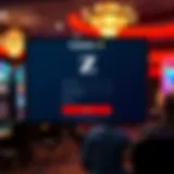 Illustration of the Casino Z login interface highlighting user-friendly design