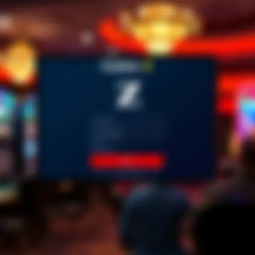 Illustration of the Casino Z login interface highlighting user-friendly design