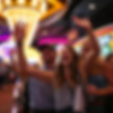 Celebrating Scavenger Hunt Achievements A group celebrating their successful scavenger hunt completion