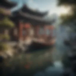 Symbolic representation of the China Shores theme