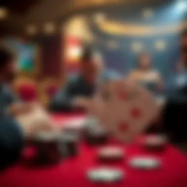 Illustration of poker strategies and tips