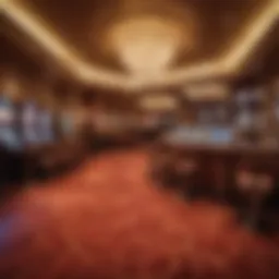 Interior view showcasing the luxurious gaming floor at Encore Casino