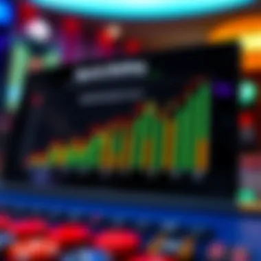 An analytical graph showing betting trends