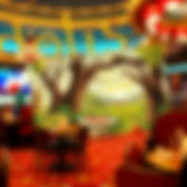 A collage illustrating the cultural references present in the game.