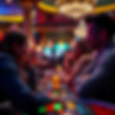 An engaging scene showcasing players immersed in the gaming experience.