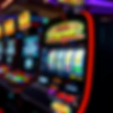 High payout slot machine display