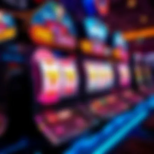 Virtual slot machine display with free coins feature