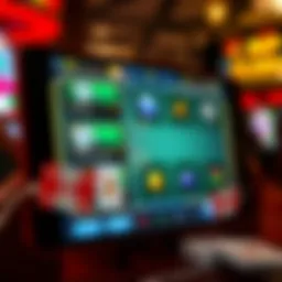 Digital card game interface showcasing various game options