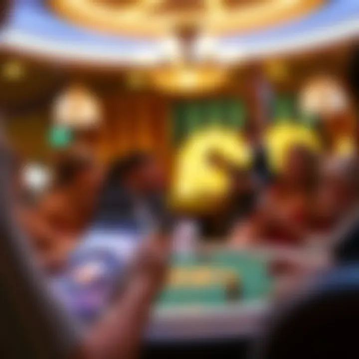 Social Features Enhancing Connections Illustration of social features in card game apps enhancing connections