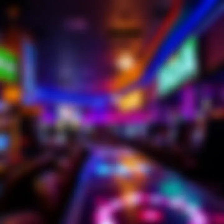 Exciting nightlife atmosphere in the casino area.