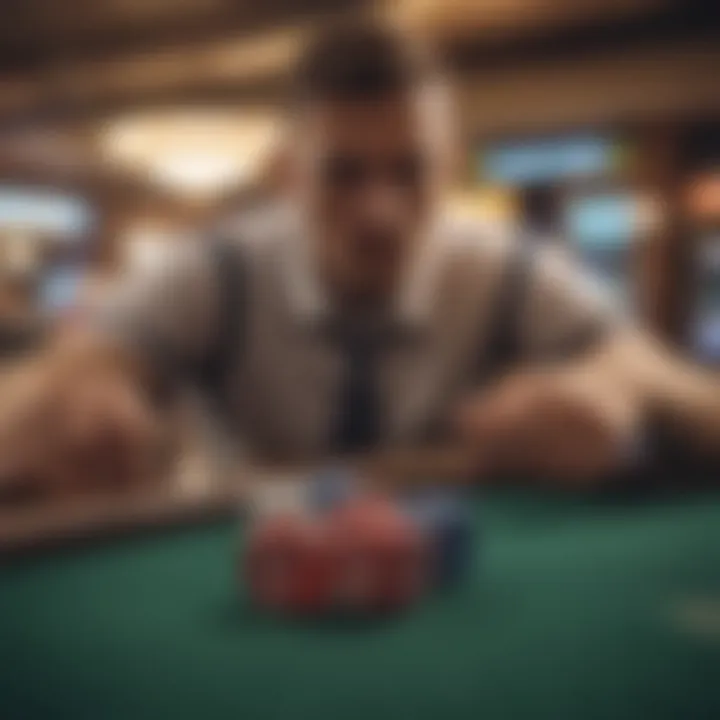 Visual representation of the psychological aspects related to betting