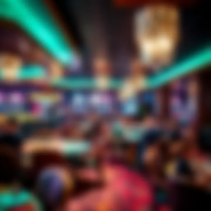 A stylish lounge area filled with captivating décor and engaging entertainment options