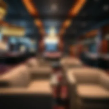 A captivating view of the lounge area where staff interact