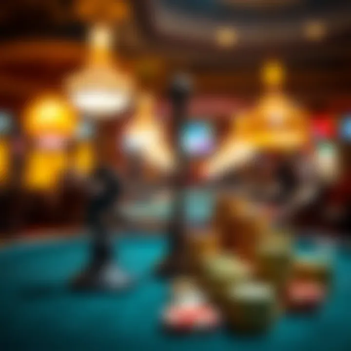 A conceptual image depicting the balance of risks and rewards in gaming