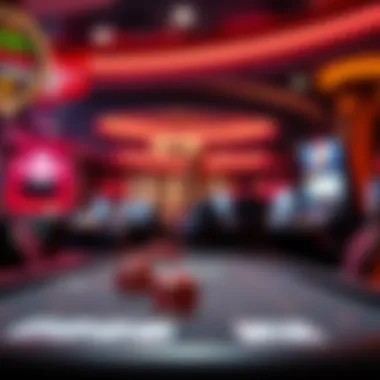 A visual representation of the risks and rewards associated with gambling.