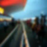 Exciting horse racing event showcasing vibrant atmosphere