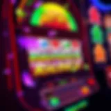 Visual representation of the Hot Hit Rainbow Riches slot machine showcasing its vibrant graphics and symbols.