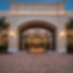 Exterior view of Isle Casino Pompano Beach showcasing its vibrant entrance