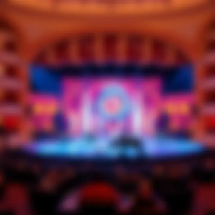 Innovative Stage Design of 'O' The iconic stage of 'O' at the Bellagio with its elaborate water features