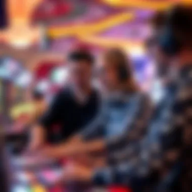 An engaging player experience in a virtual casino environment