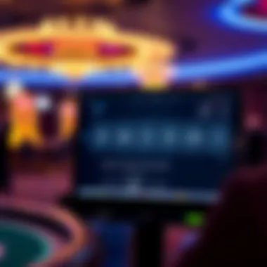 A conceptual diagram illustrating regulatory frameworks in online gambling