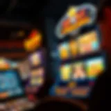 Diverse Game Selection A captivating display showcasing the variety of games at a top online casino.