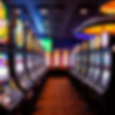 Diverse selection of slot machine games available for players