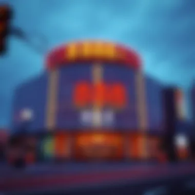 Modern Architecture of 8888 Casino Exterior view of 8888 Casino showcasing modern architecture and vibrant atmosphere