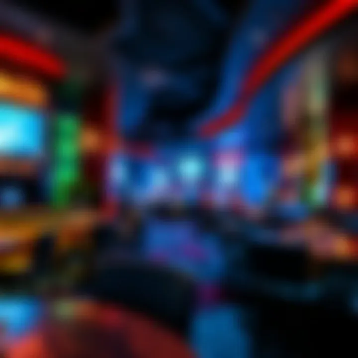 An inviting seating area that reflects the energetic vibe of the Las Vegas nightlife