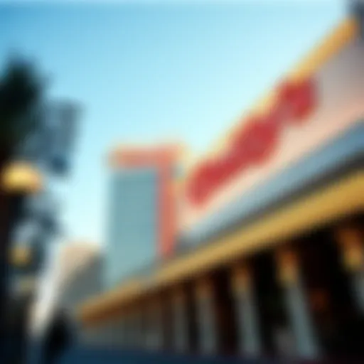 Facade of Bally's Casino showcasing its grandeur