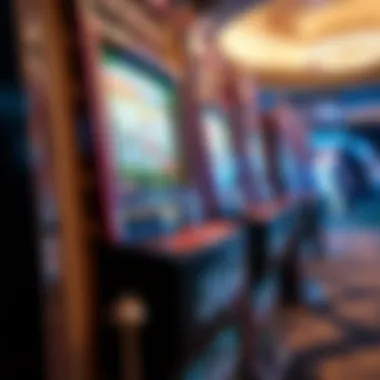 The intricate design and features of a buffalo slot machine displayed