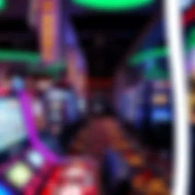 Diverse Gaming Experience at Meadowlands Interior gaming area filled with various gaming tables and slots