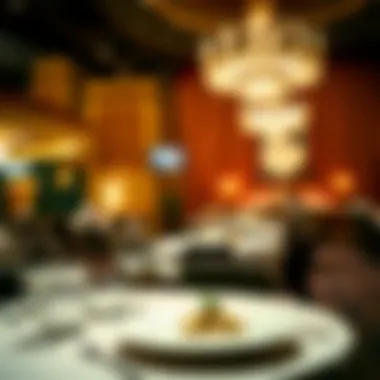 Gourmet dining experience at a Bellagio restaurant