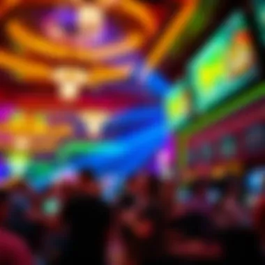 Vibrant entertainment scene at Nugget Hotel