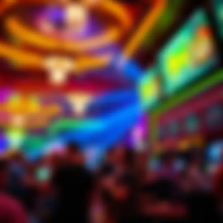 Vibrant entertainment scene at Nugget Hotel