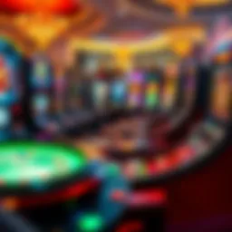 A vibrant display of various free casino games available online