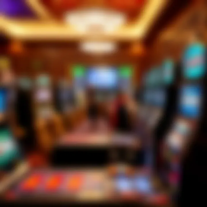 Diverse range of gaming machines and tables